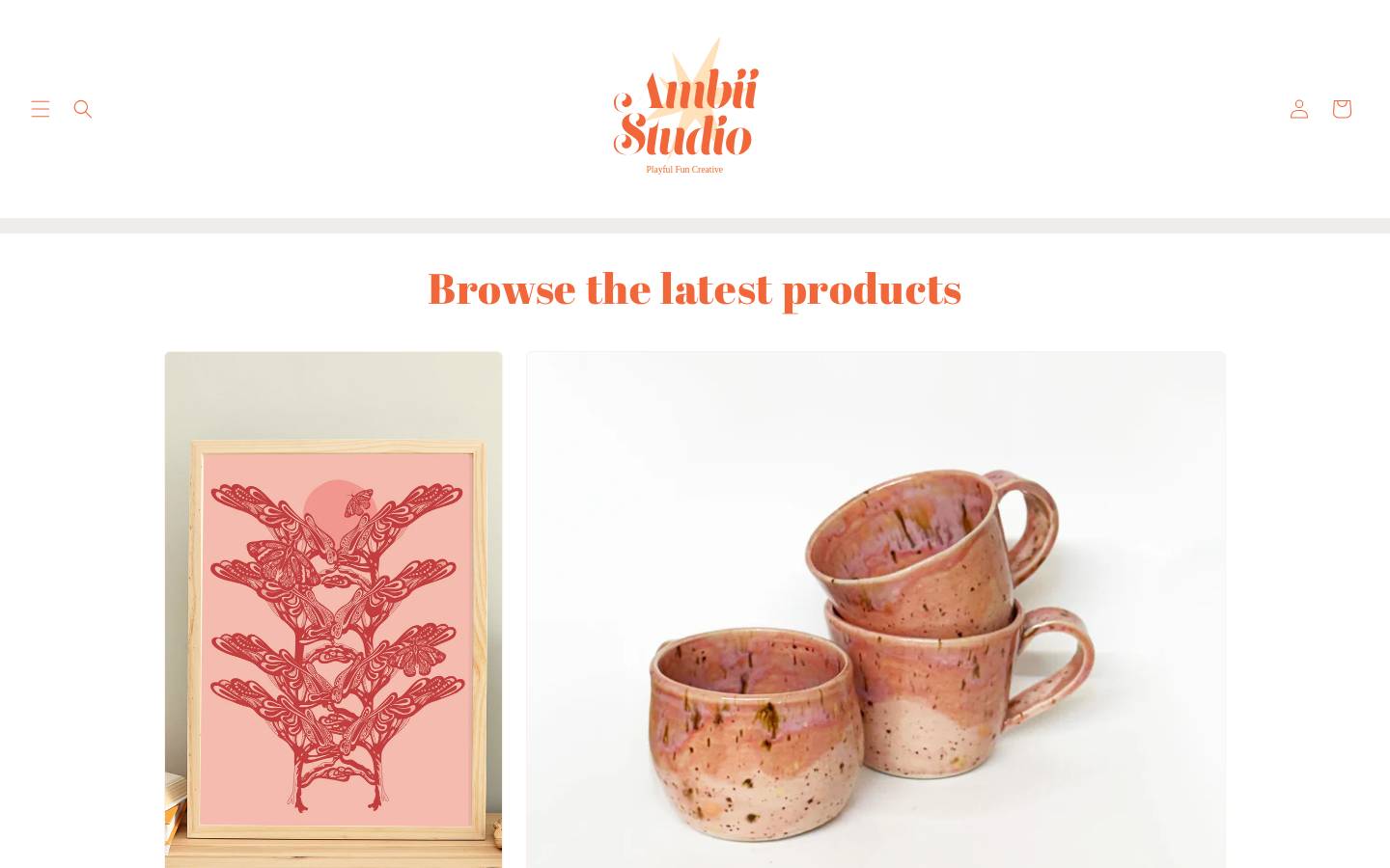 ambiistudio.com homepage screenshot