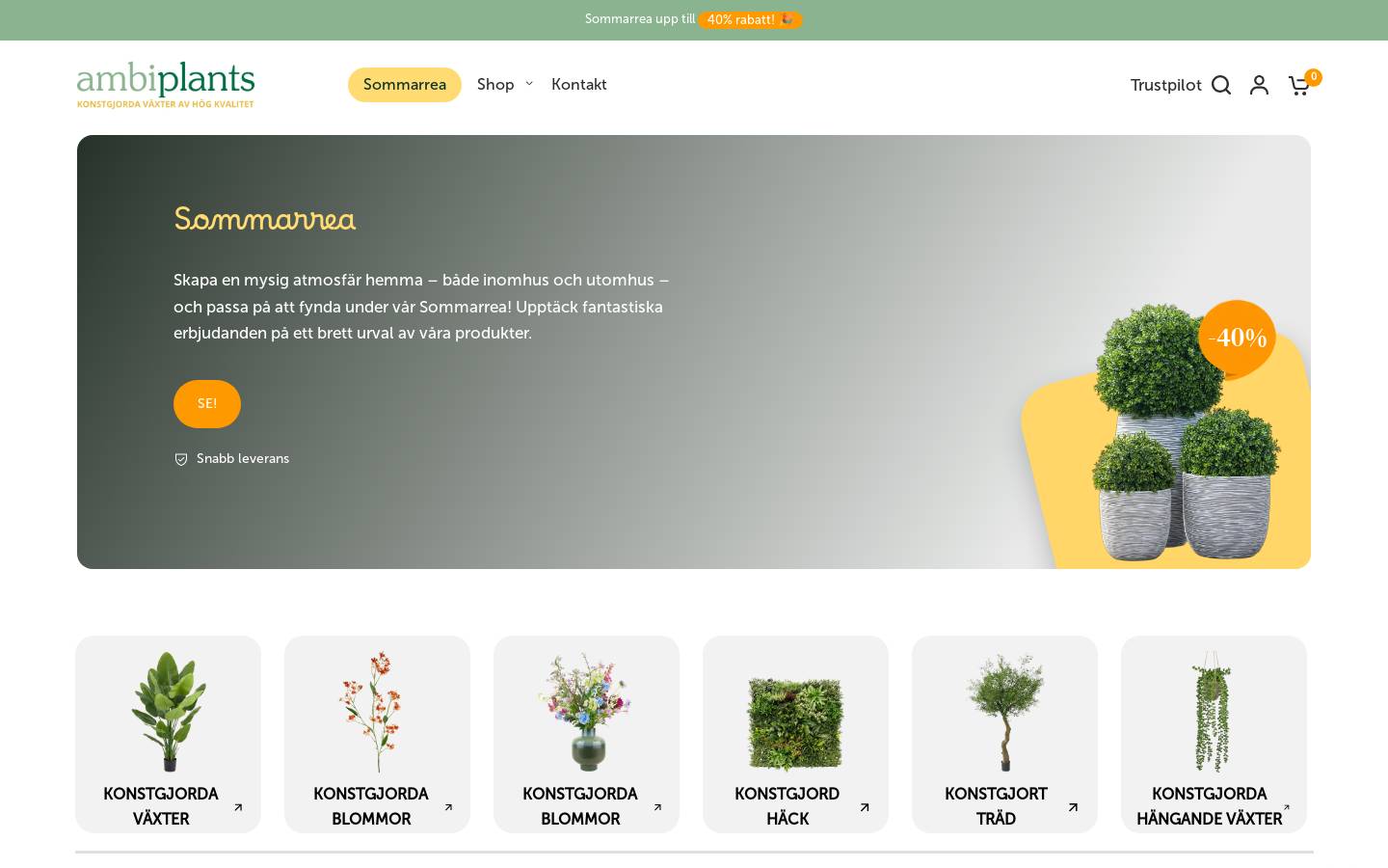 Ambiplants homepage screenshot