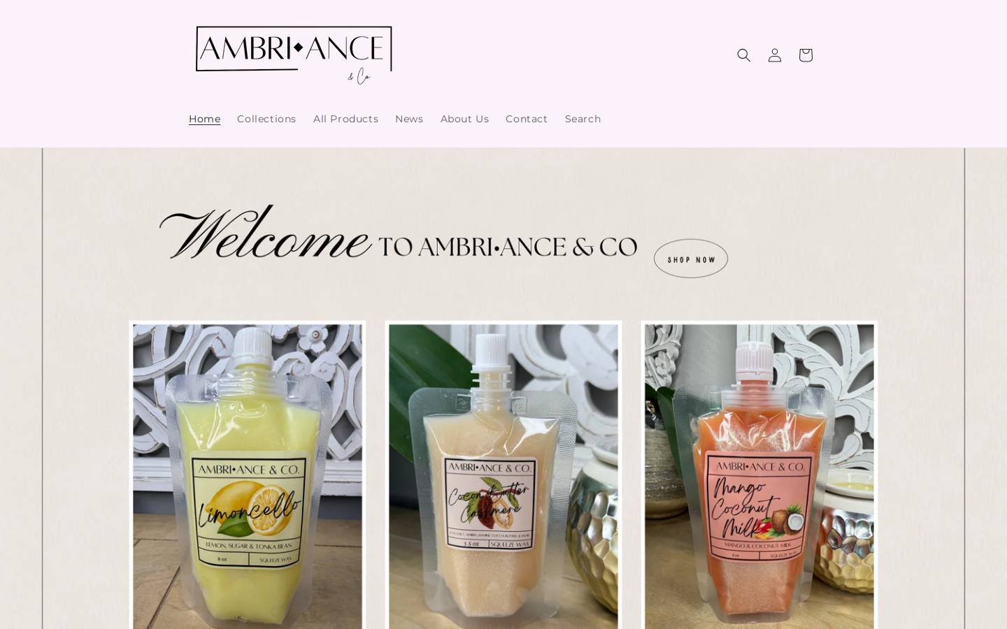 ambri-ance.com homepage screenshot