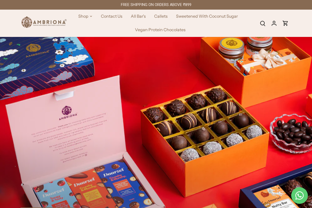 Ambriona homepage screenshot