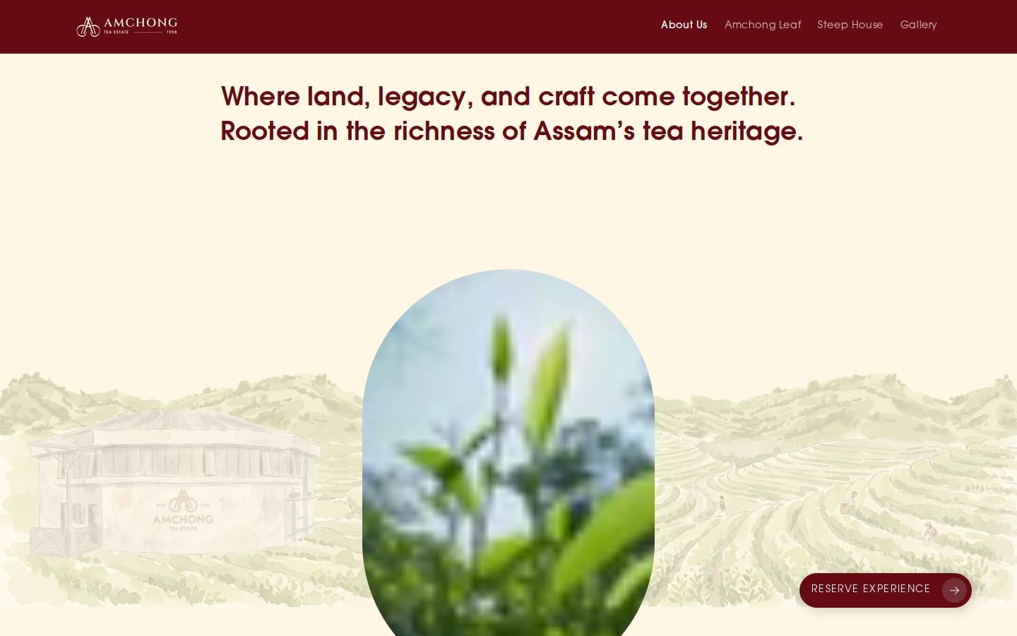 amchongtea.com homepage screenshot
