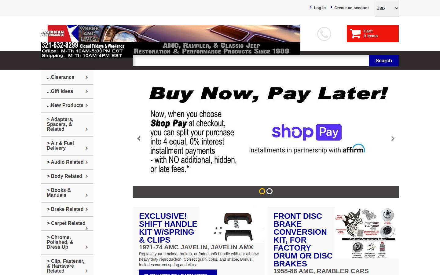 amclives.com homepage screenshot
