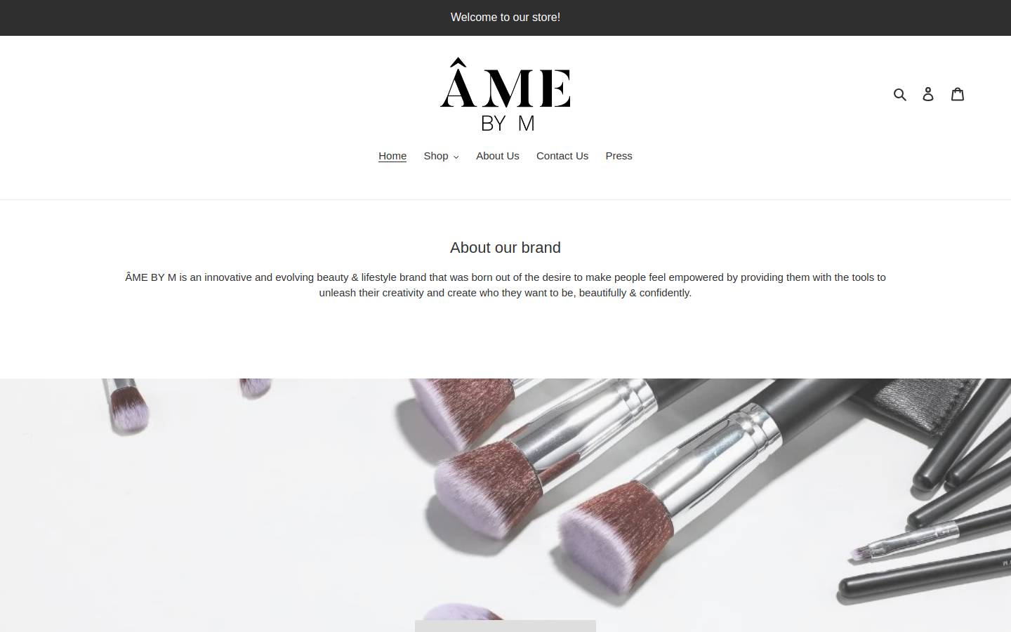 amebym.com homepage screenshot