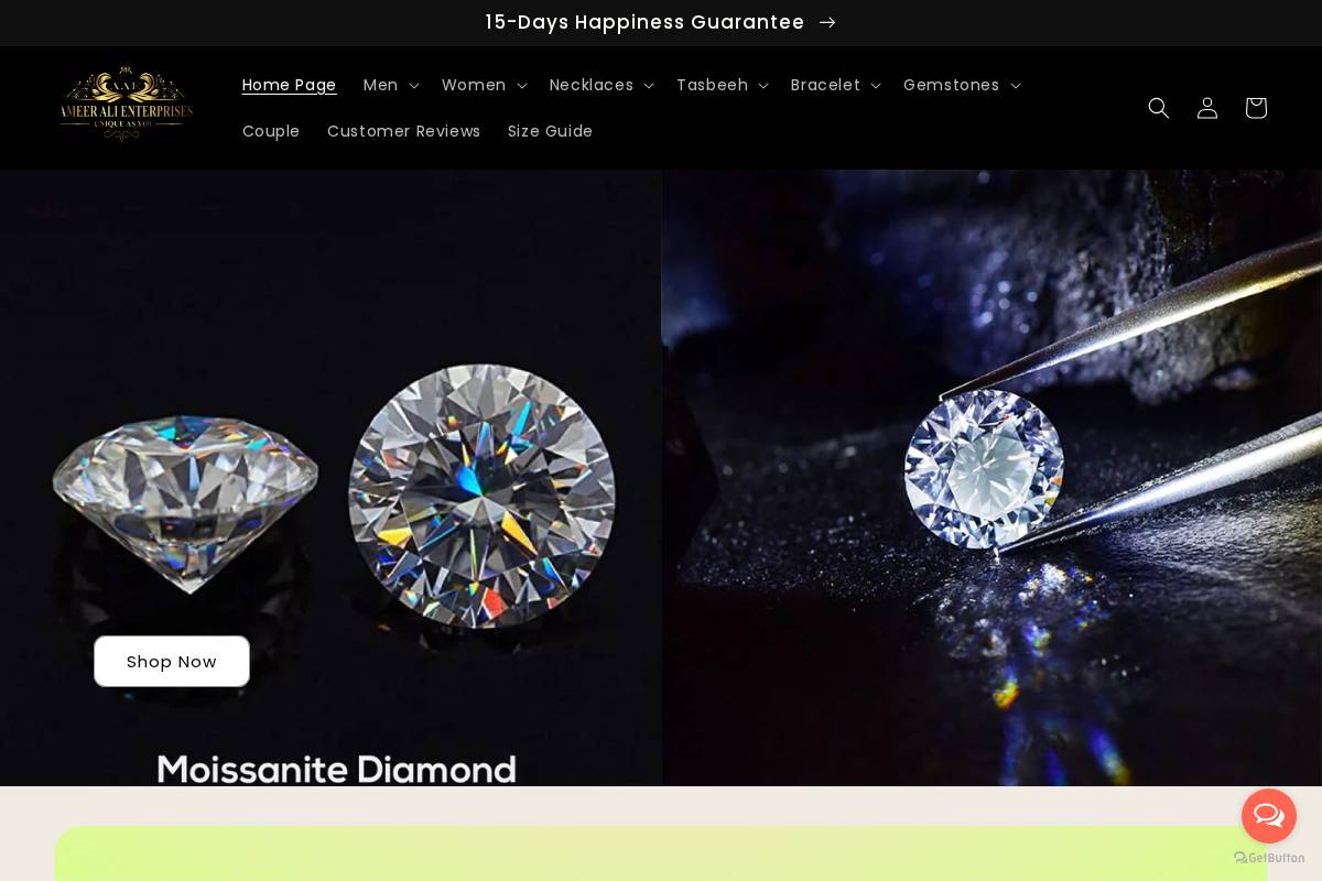 ameeralienterprises.com homepage screenshot