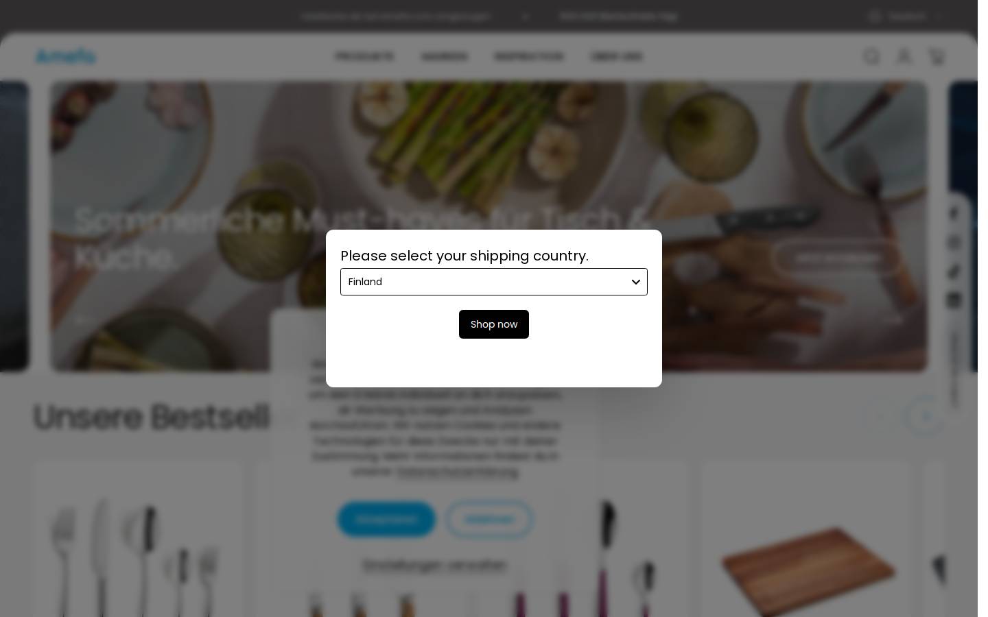 amefa.com homepage screenshot