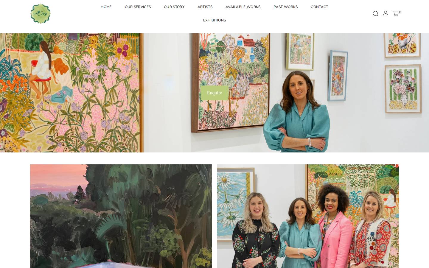 ameliamaxwell.com homepage screenshot