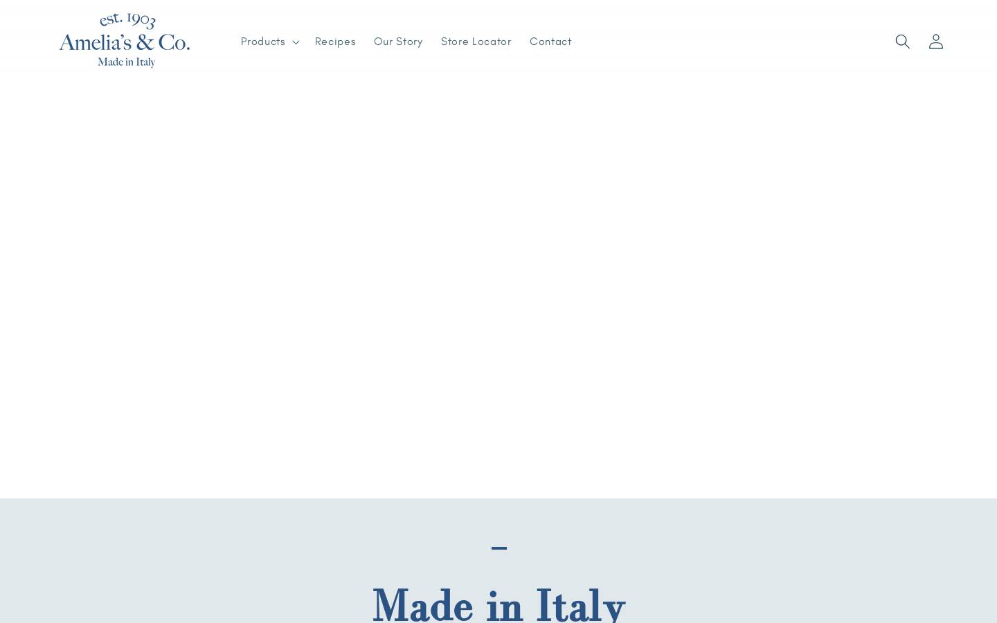 ameliasandco.com homepage screenshot