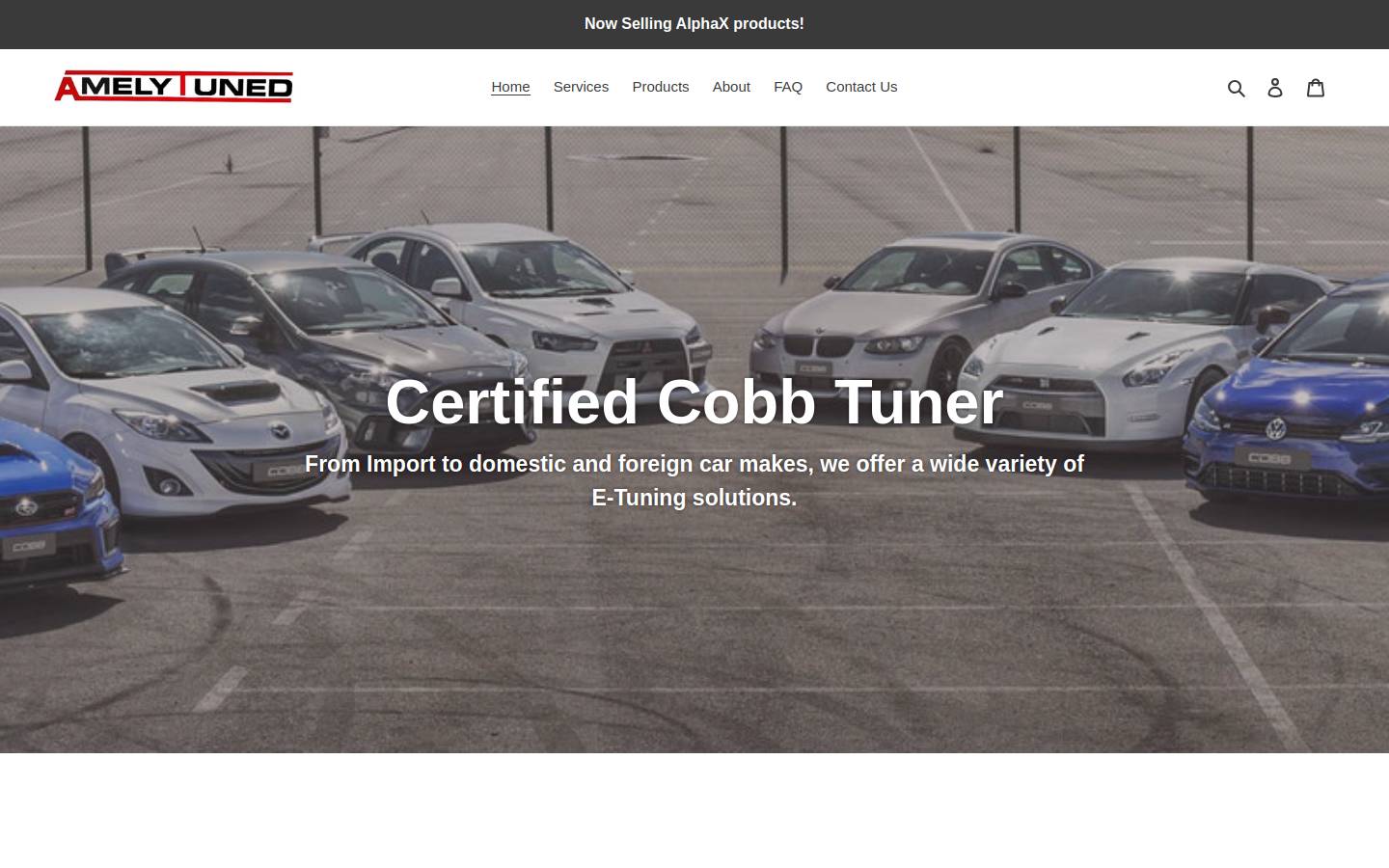 amelytuned.com homepage screenshot