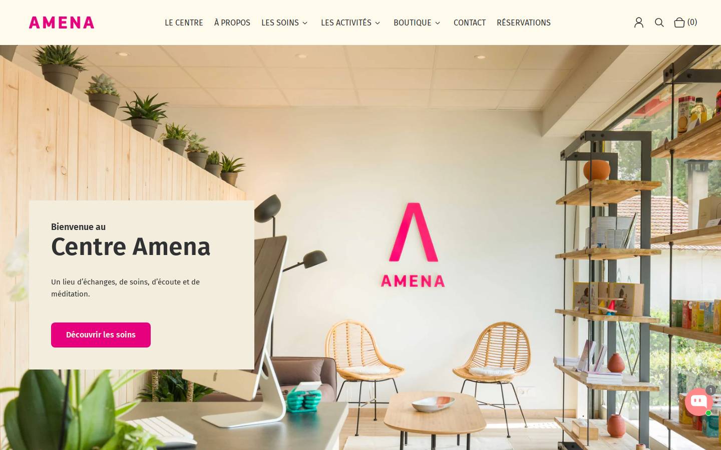 amenaworld.es homepage screenshot
