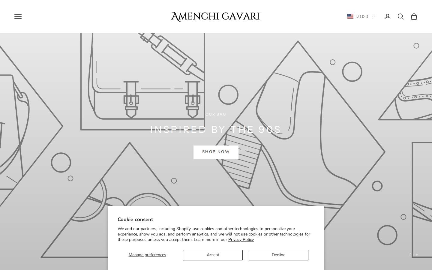 amenchigavari.com homepage screenshot