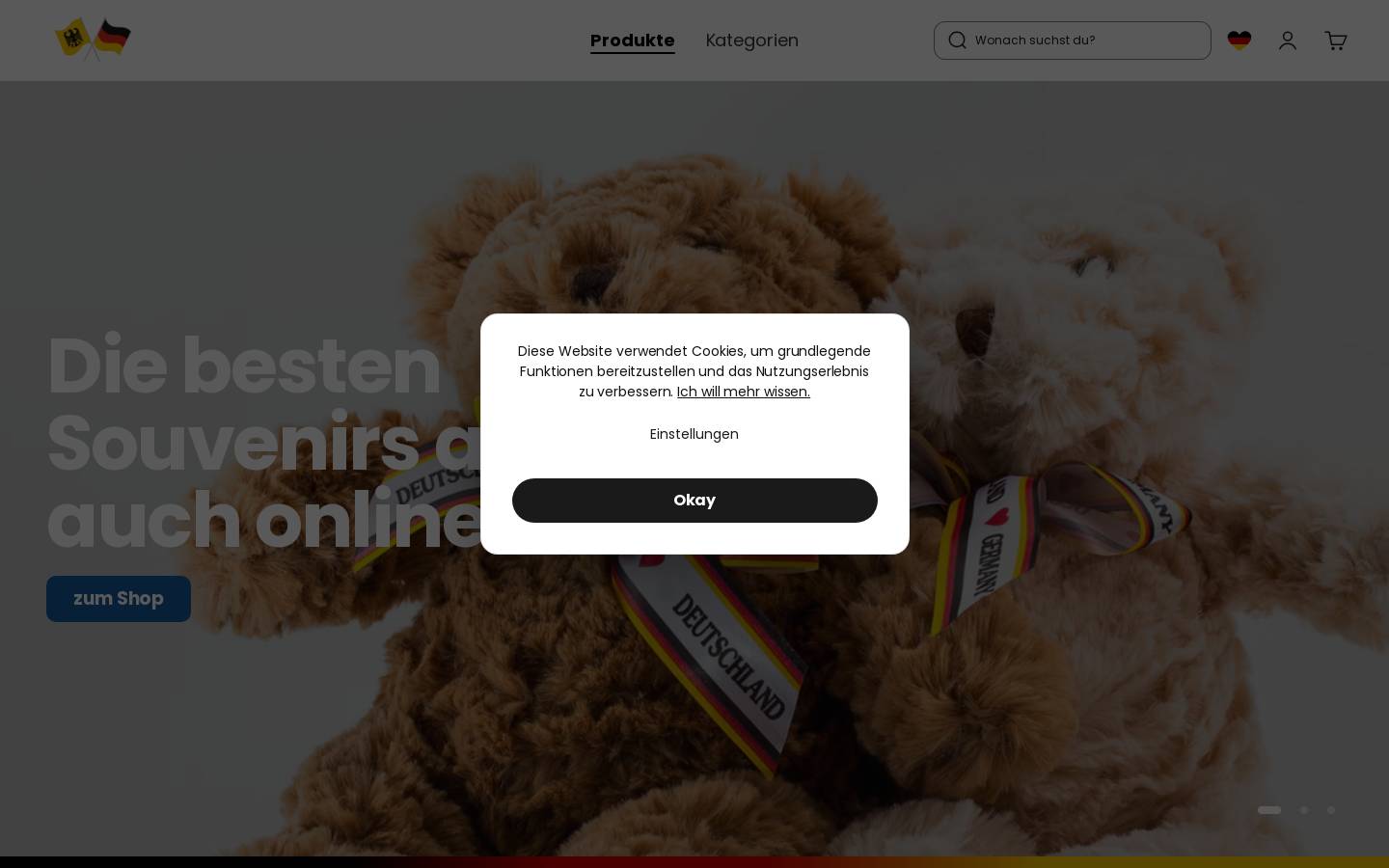 amend-souvenir.de homepage screenshot