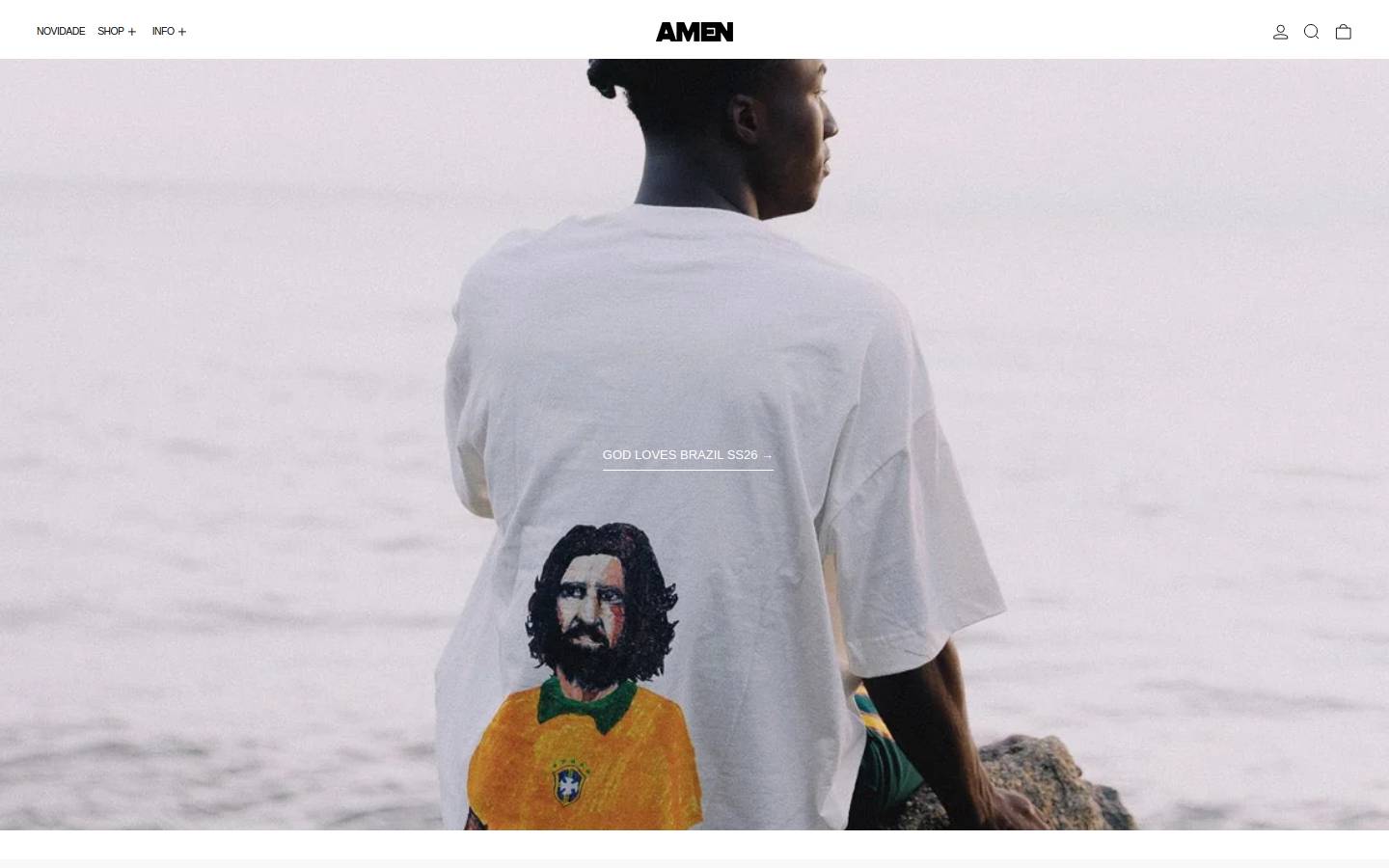amenstore.com.br homepage screenshot