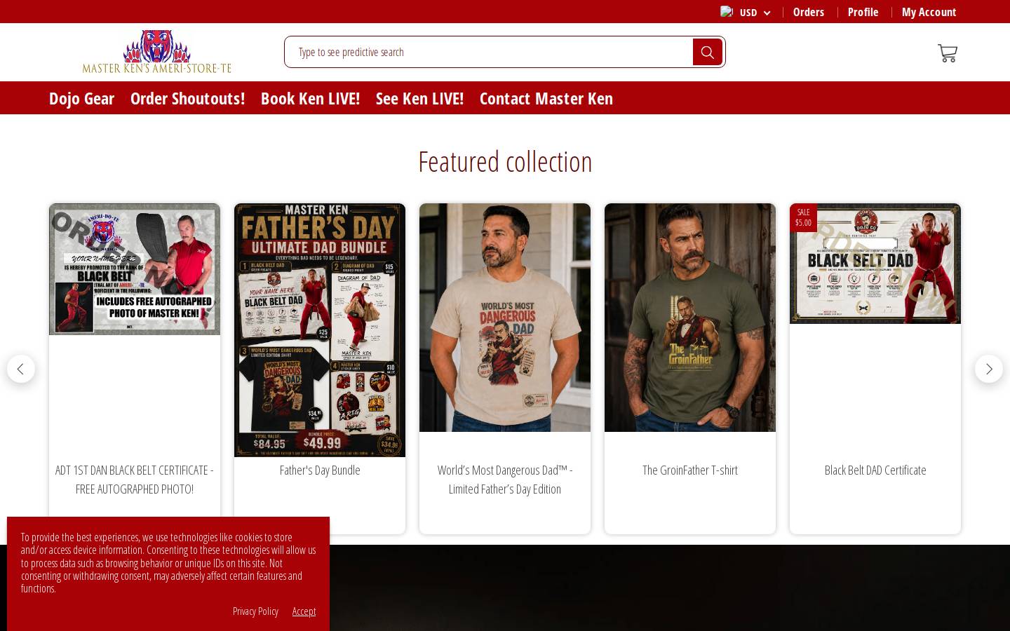 ameri-do-te.com homepage screenshot