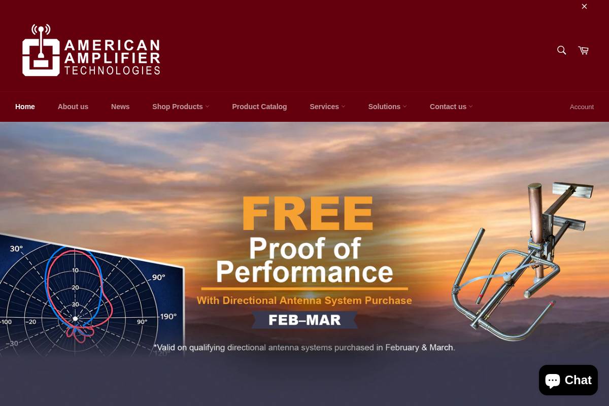 americanamptech.com homepage screenshot