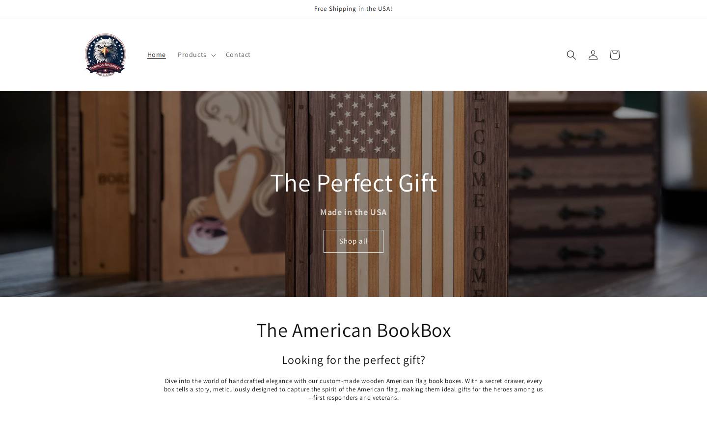 americanbookbox.com homepage screenshot