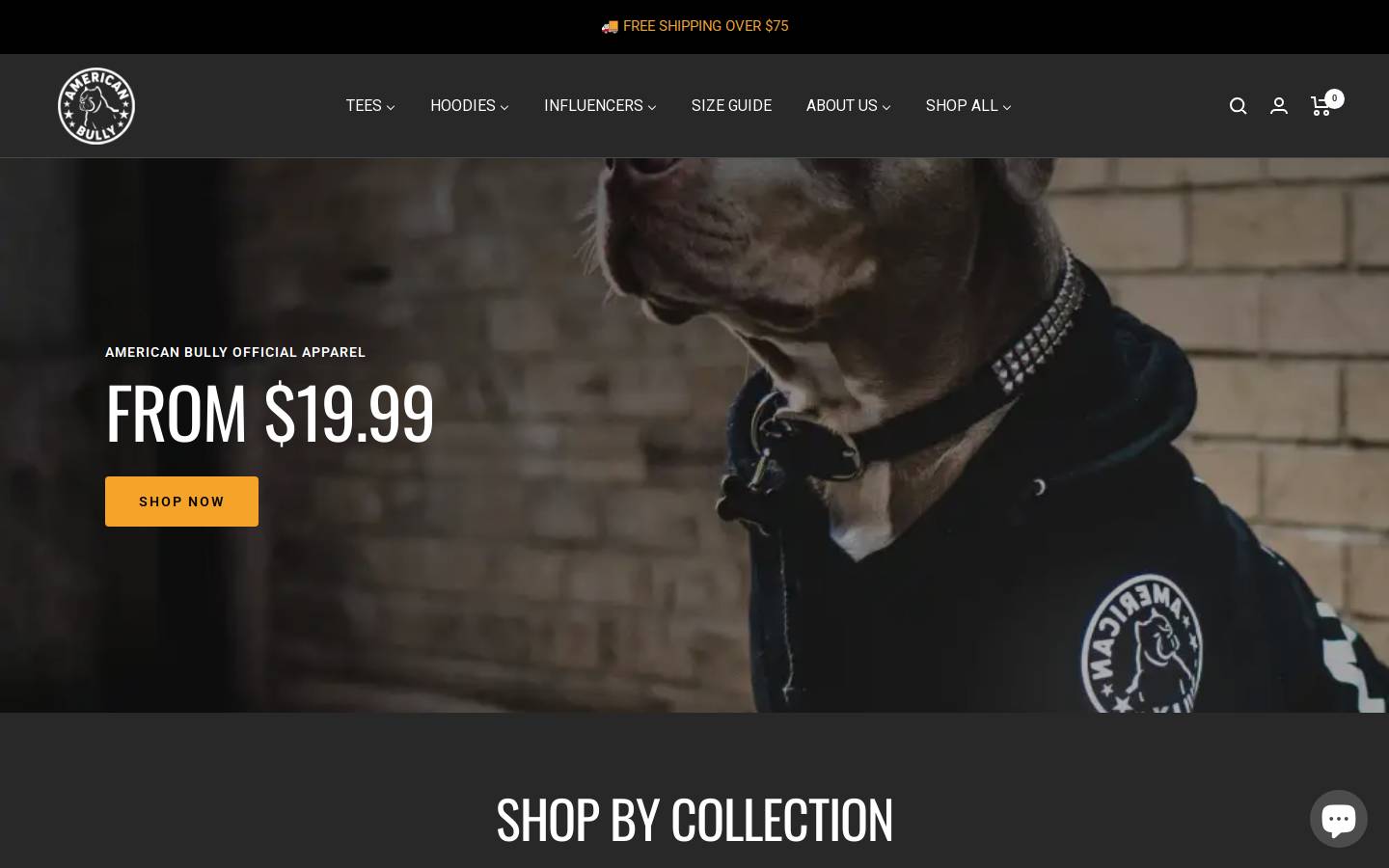 americanbully.com homepage screenshot