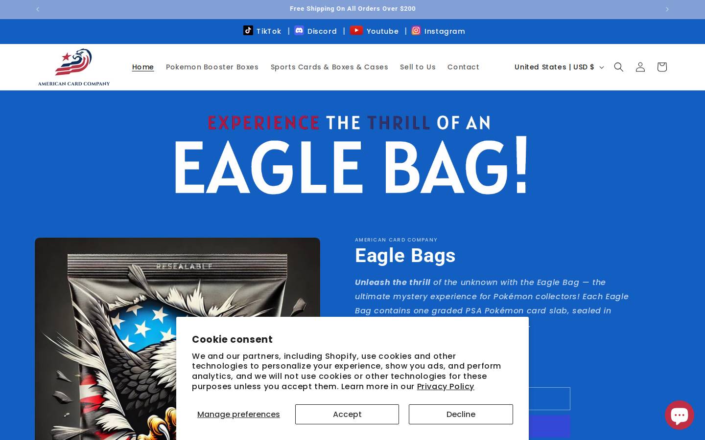 americancardco.com homepage screenshot