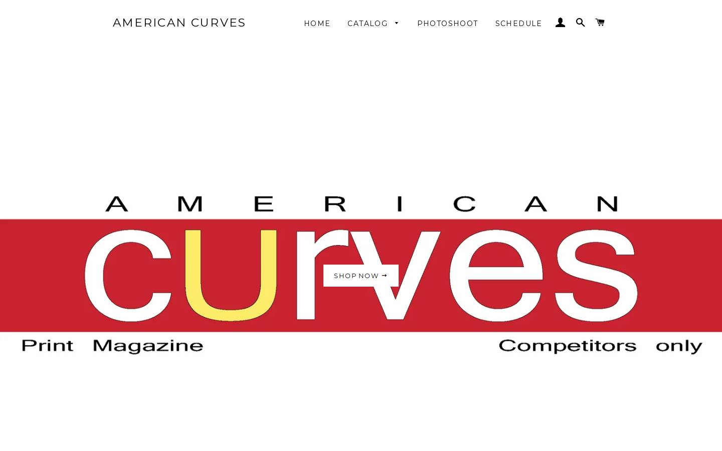 americancurves.net homepage screenshot