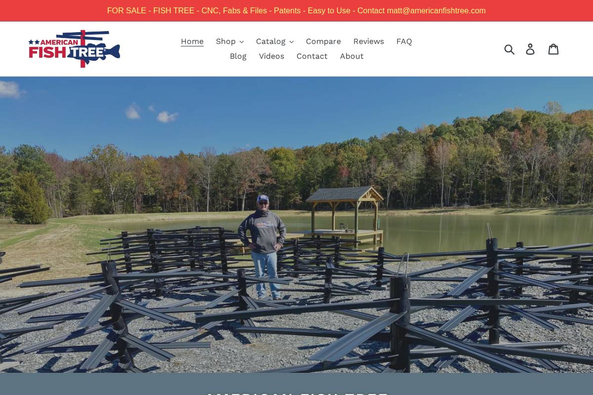 americanfishtree.com homepage screenshot