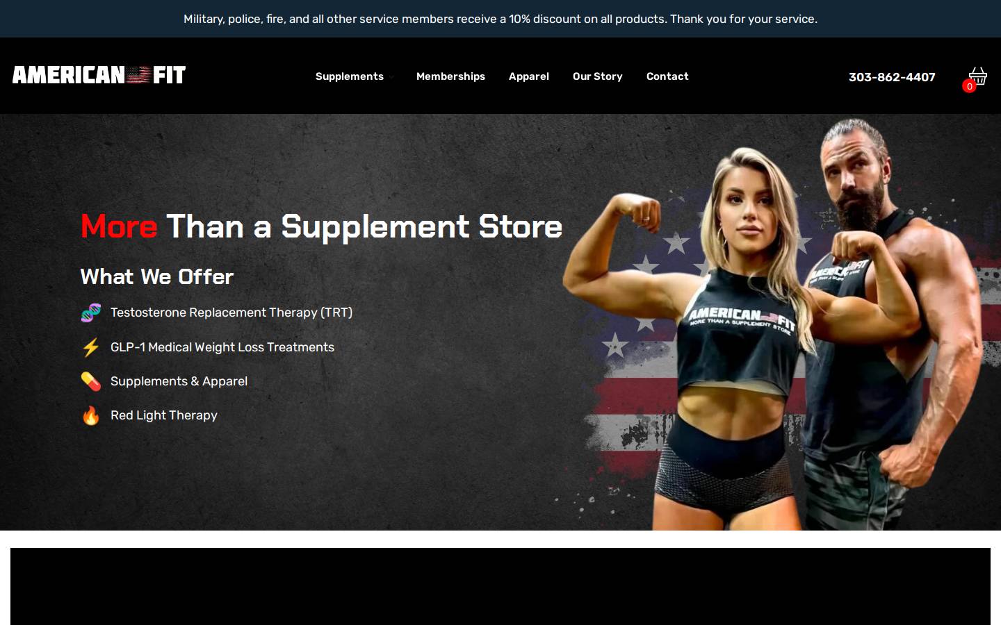 americanfitcolorado.com homepage screenshot