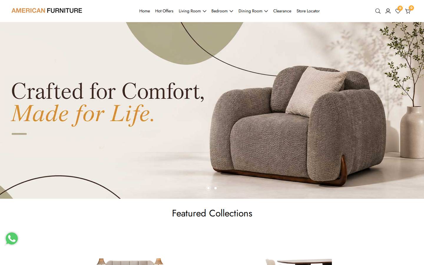 americanfurnitureegypt.com homepage screenshot
