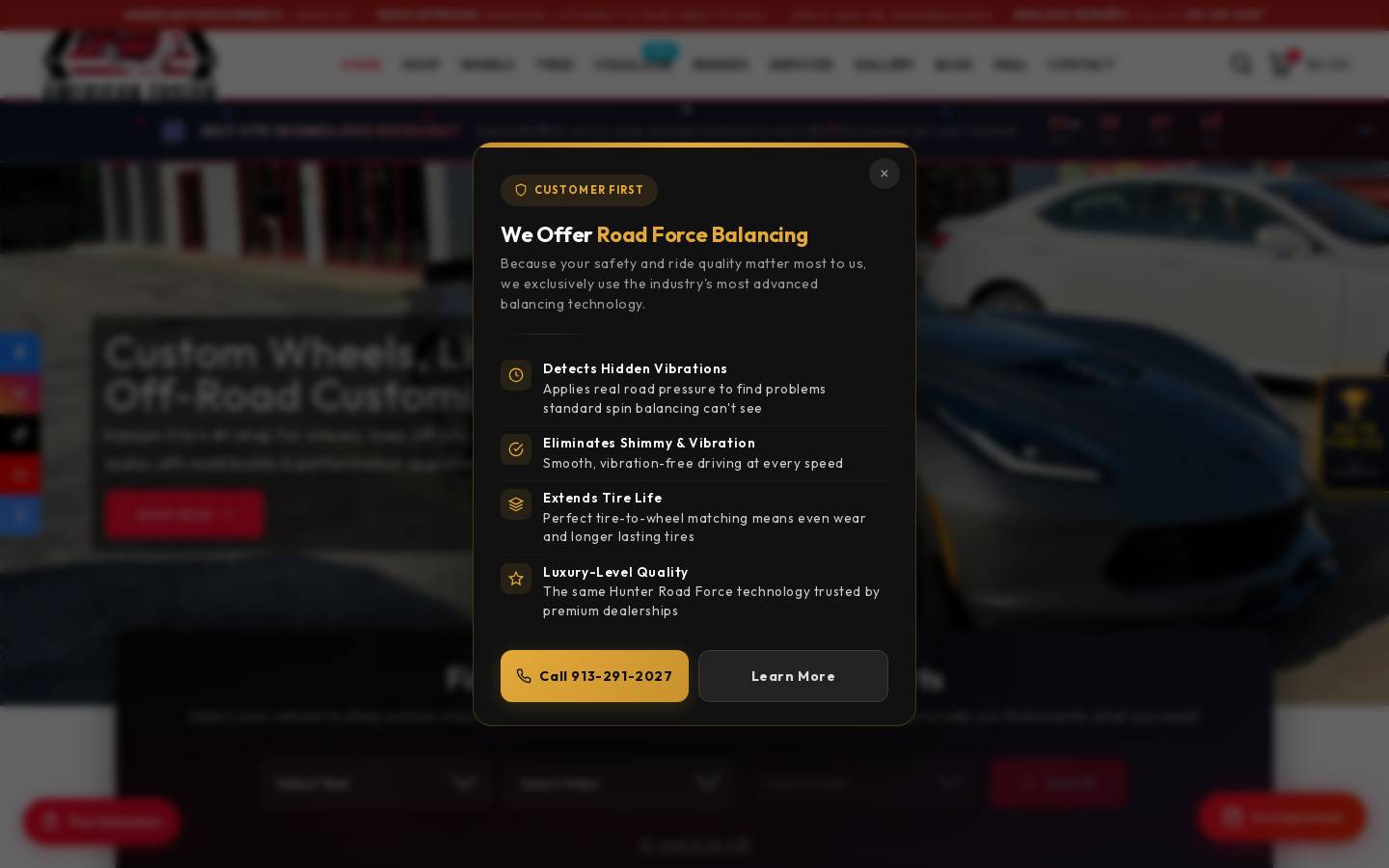 americanfusionwheels.com homepage screenshot