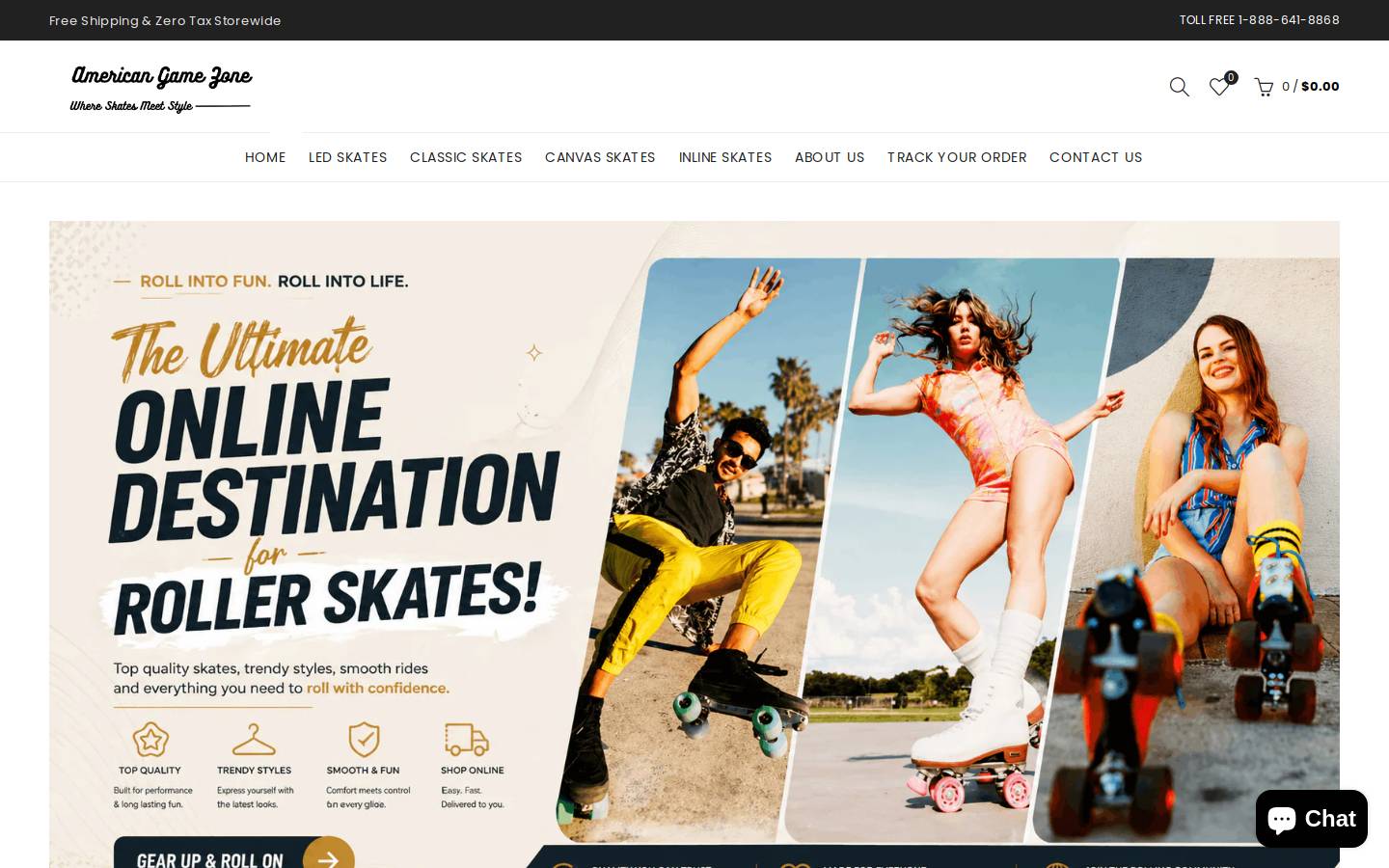 americangamezone.com homepage screenshot