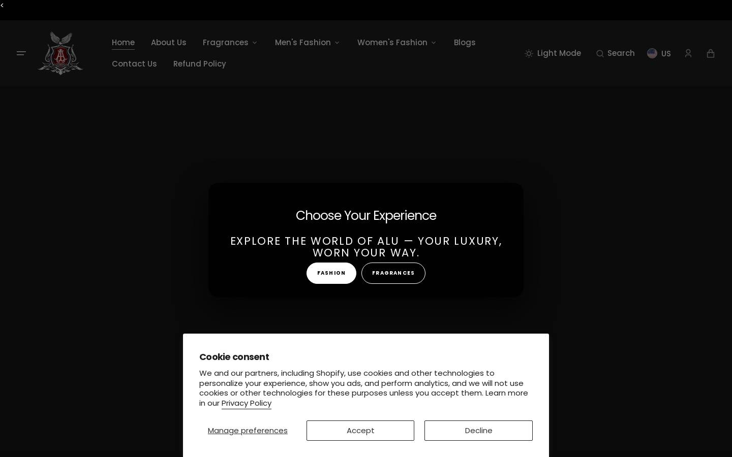 americanluxuryunlimited.com homepage screenshot