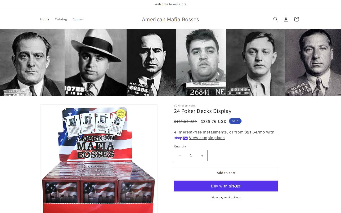 americanmafiabosses.com homepage screenshot