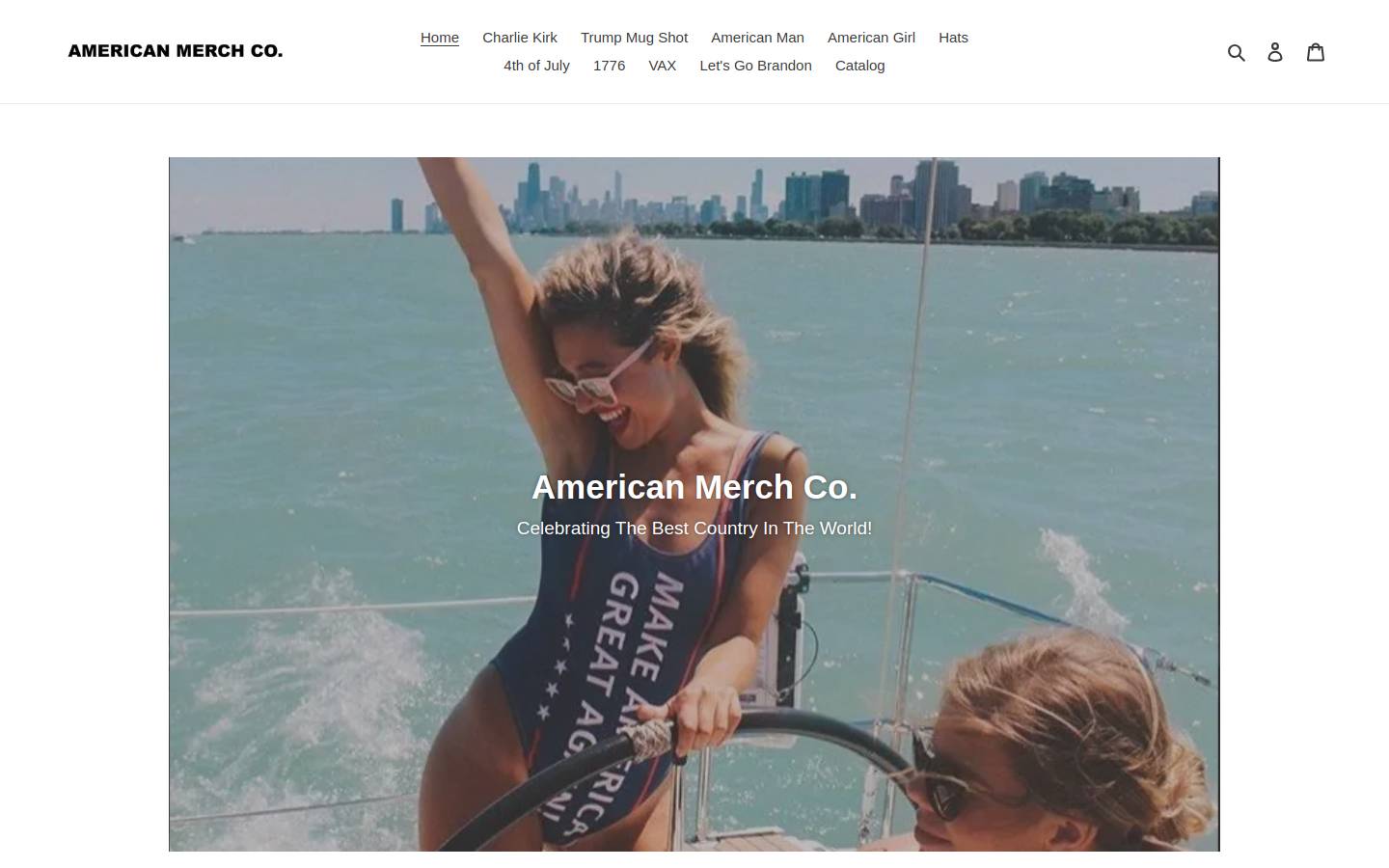 americanmerchco.com homepage screenshot