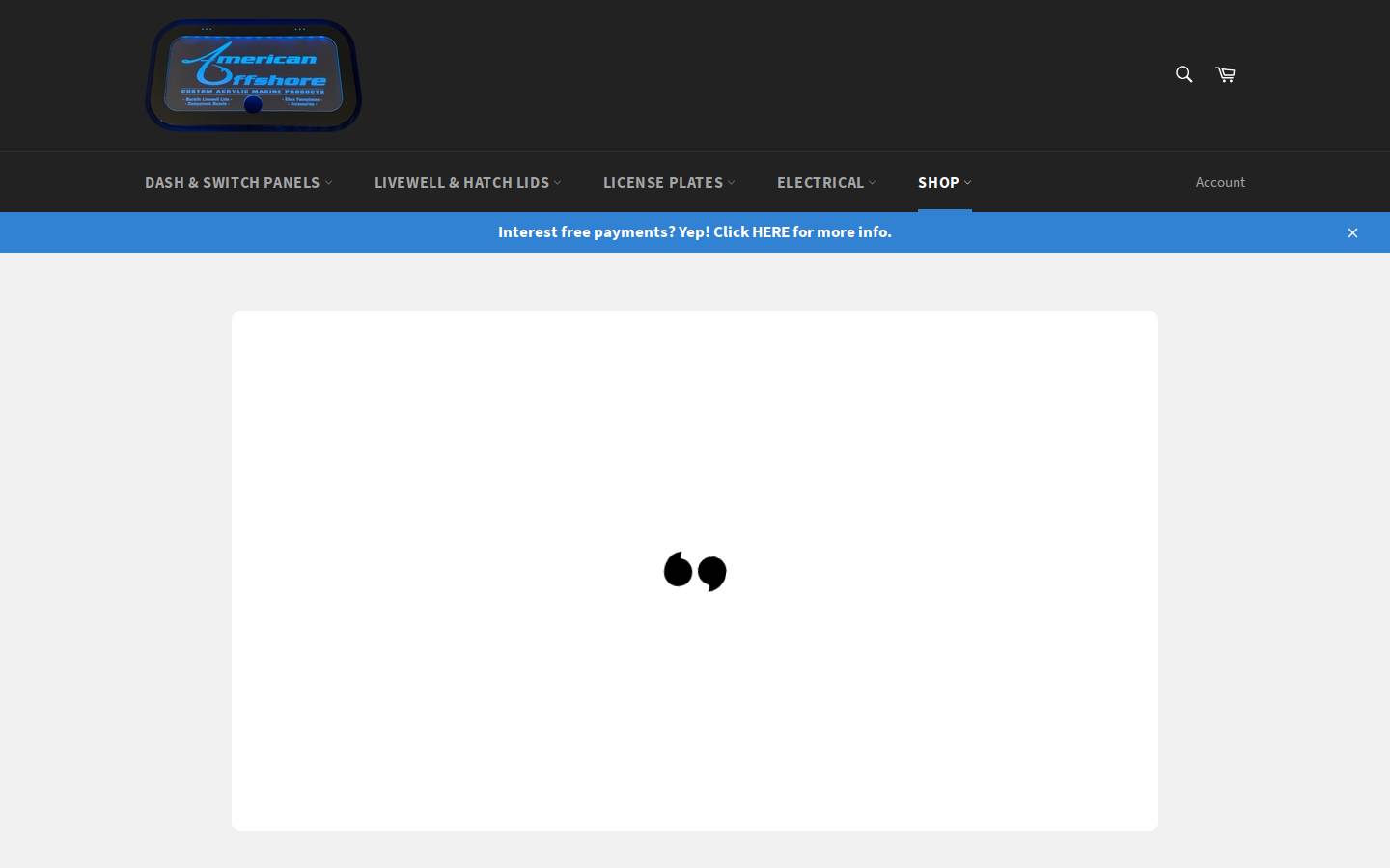 americanoffshorefishing.com homepage screenshot