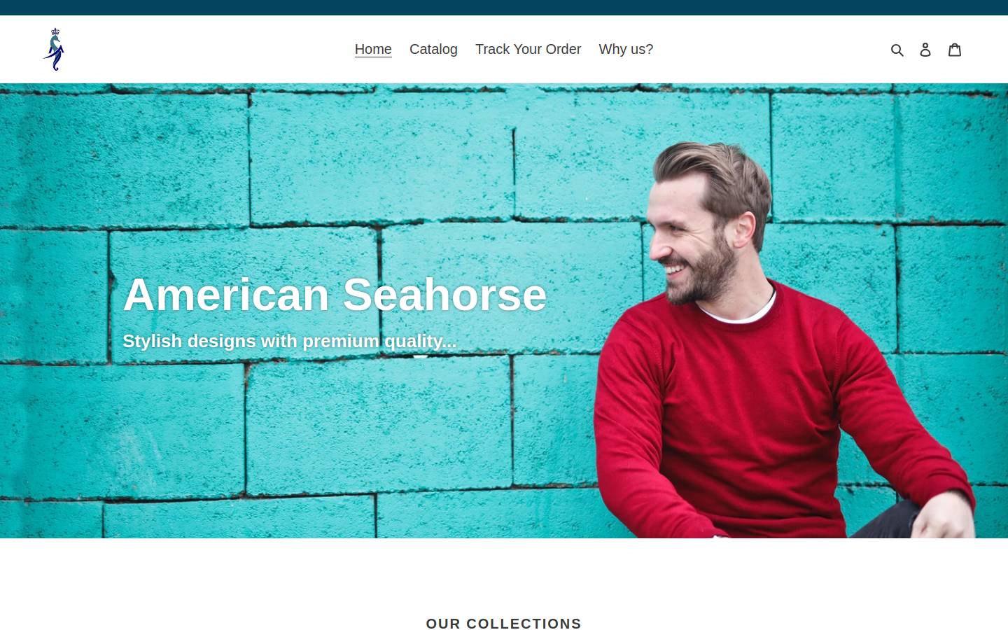 americanseahorse.com homepage screenshot