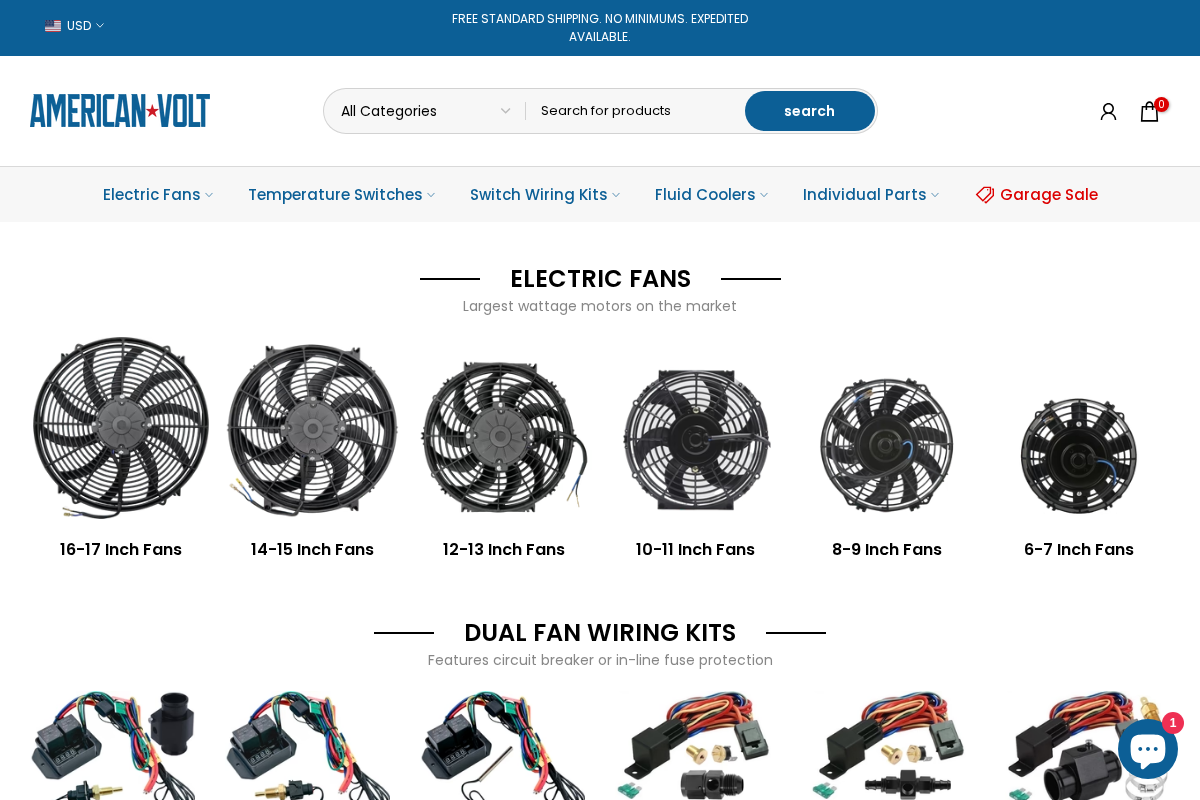 American Volt homepage screenshot