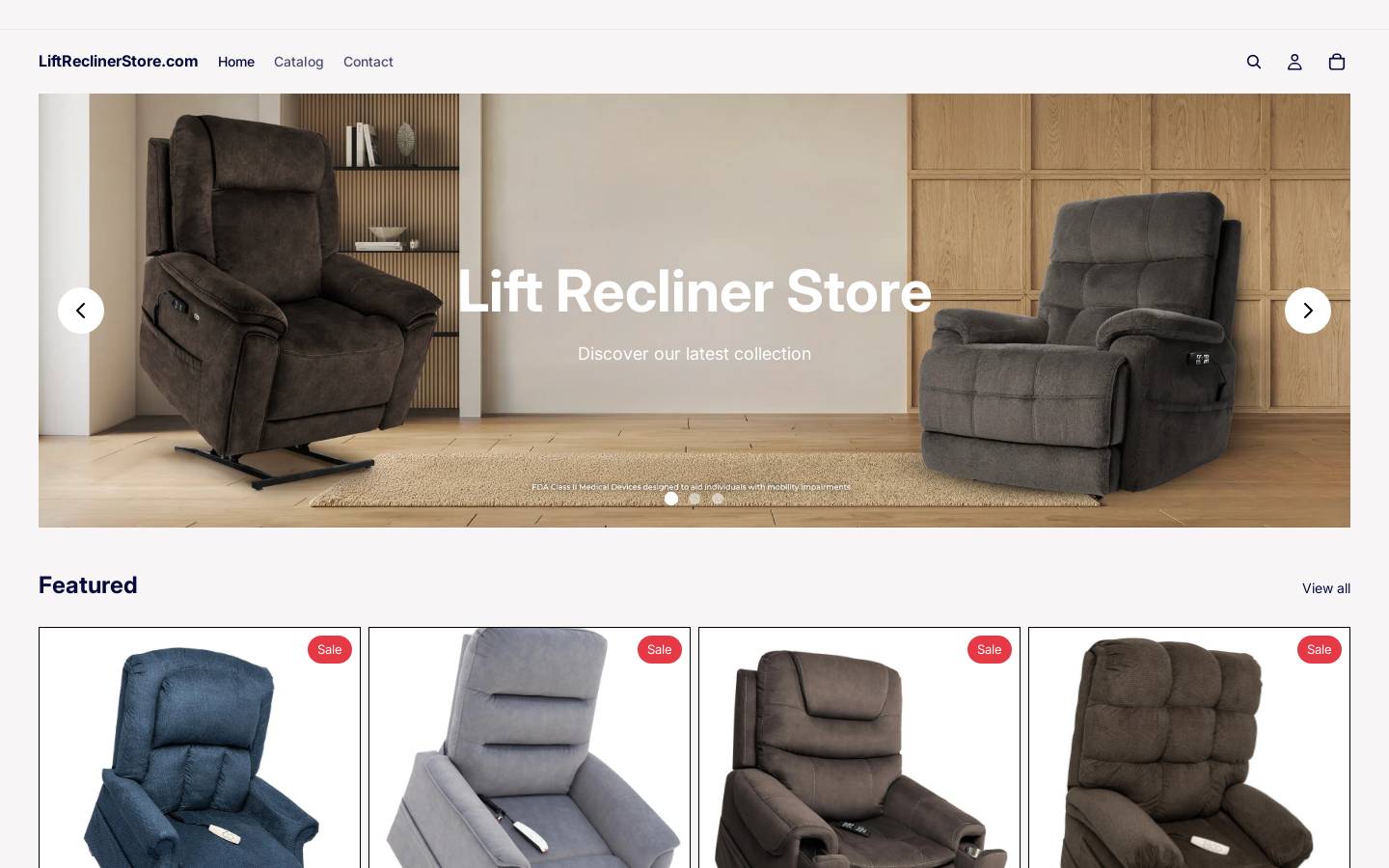 americasliftchairs.com homepage screenshot