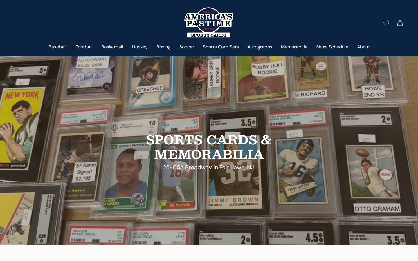 americaspastime.com homepage screenshot