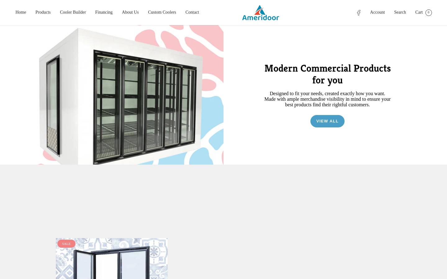 ameridoorintl.com homepage screenshot