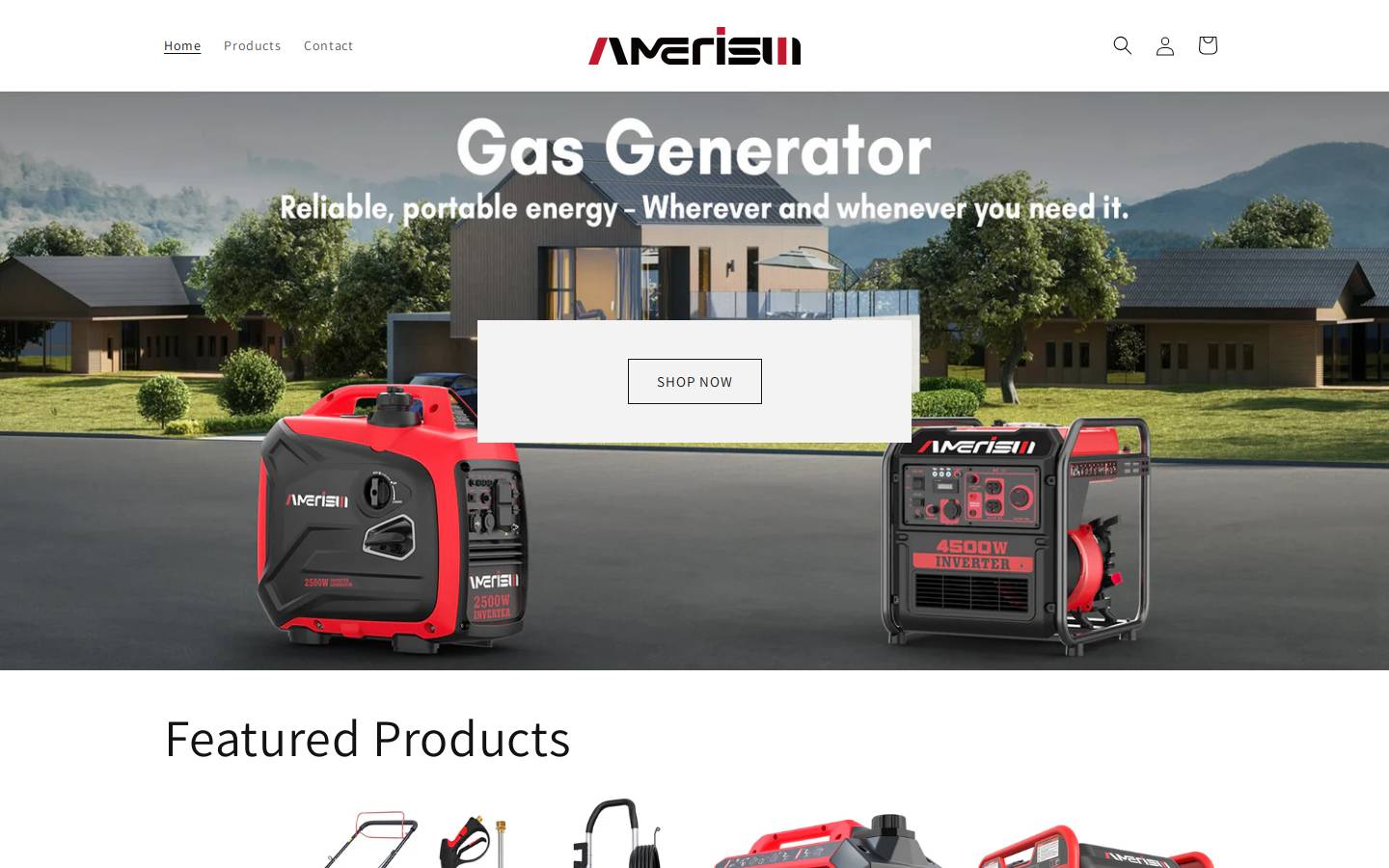 amerisuntools.com homepage screenshot