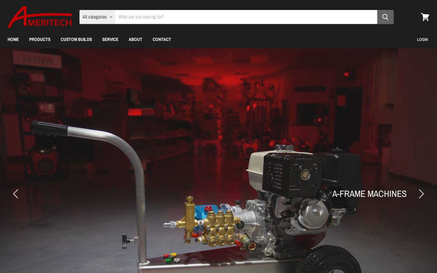 ameritechmfg.com homepage screenshot