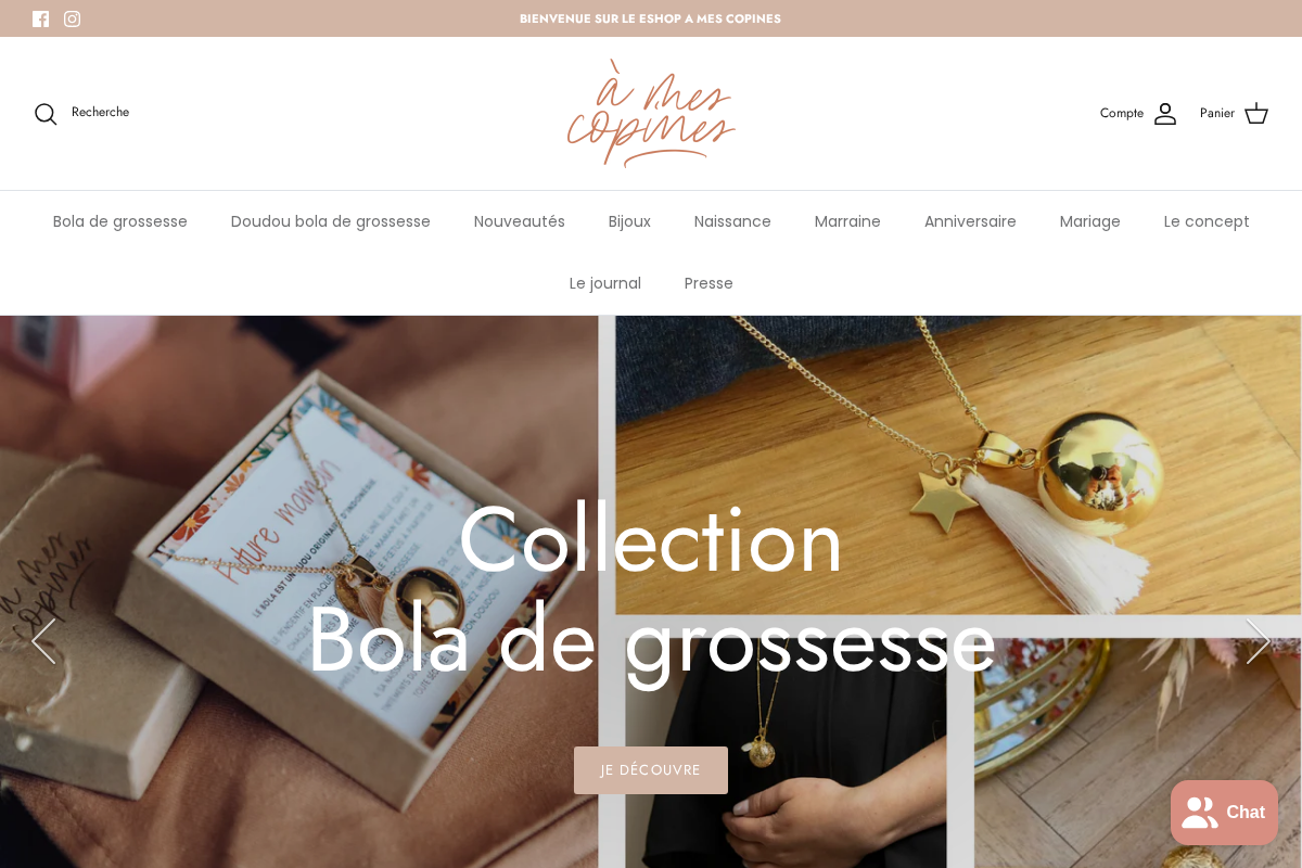 Amescopines homepage screenshot