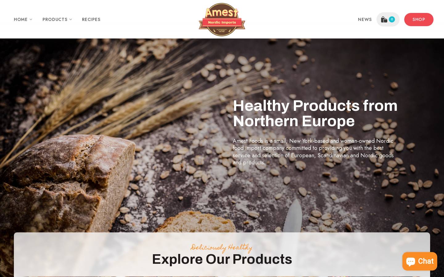 amest.com homepage screenshot