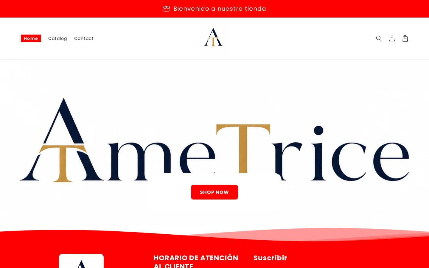 ametrice.com homepage screenshot