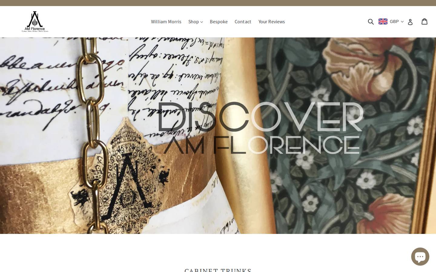amflorence.com homepage screenshot
