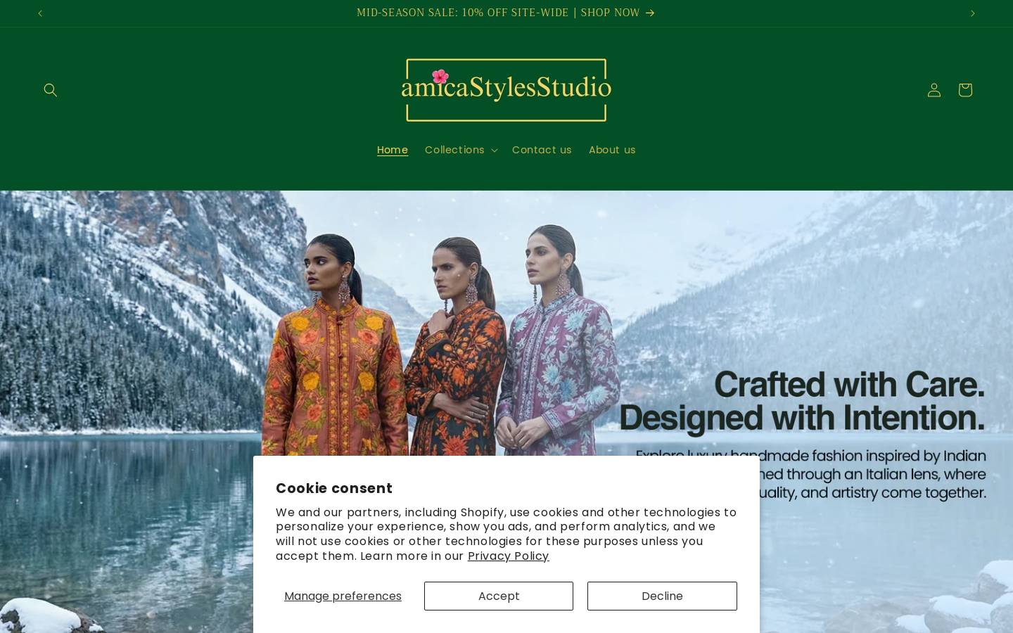 amicastylesstudio.com homepage screenshot