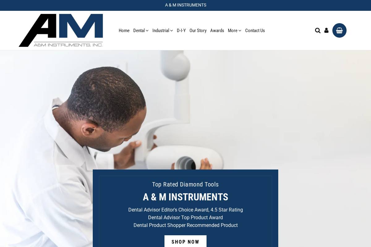 aminstr.com homepage screenshot