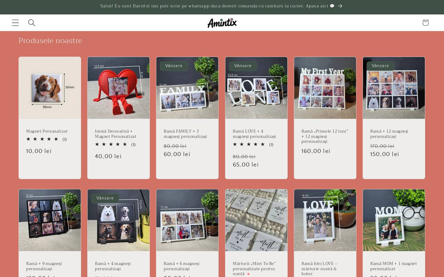amintix.com homepage screenshot