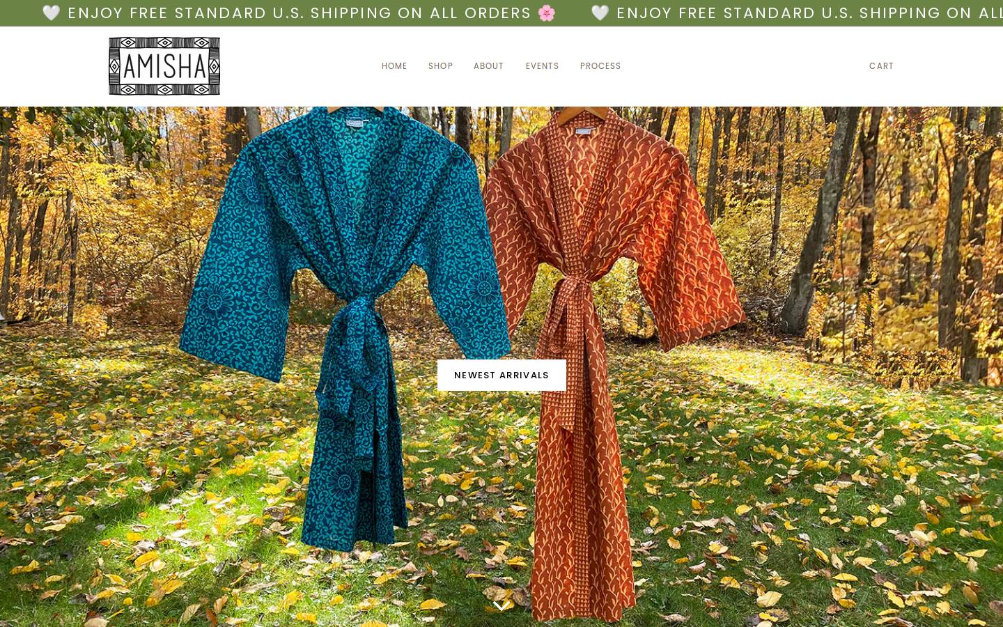 amishaimports.com homepage screenshot