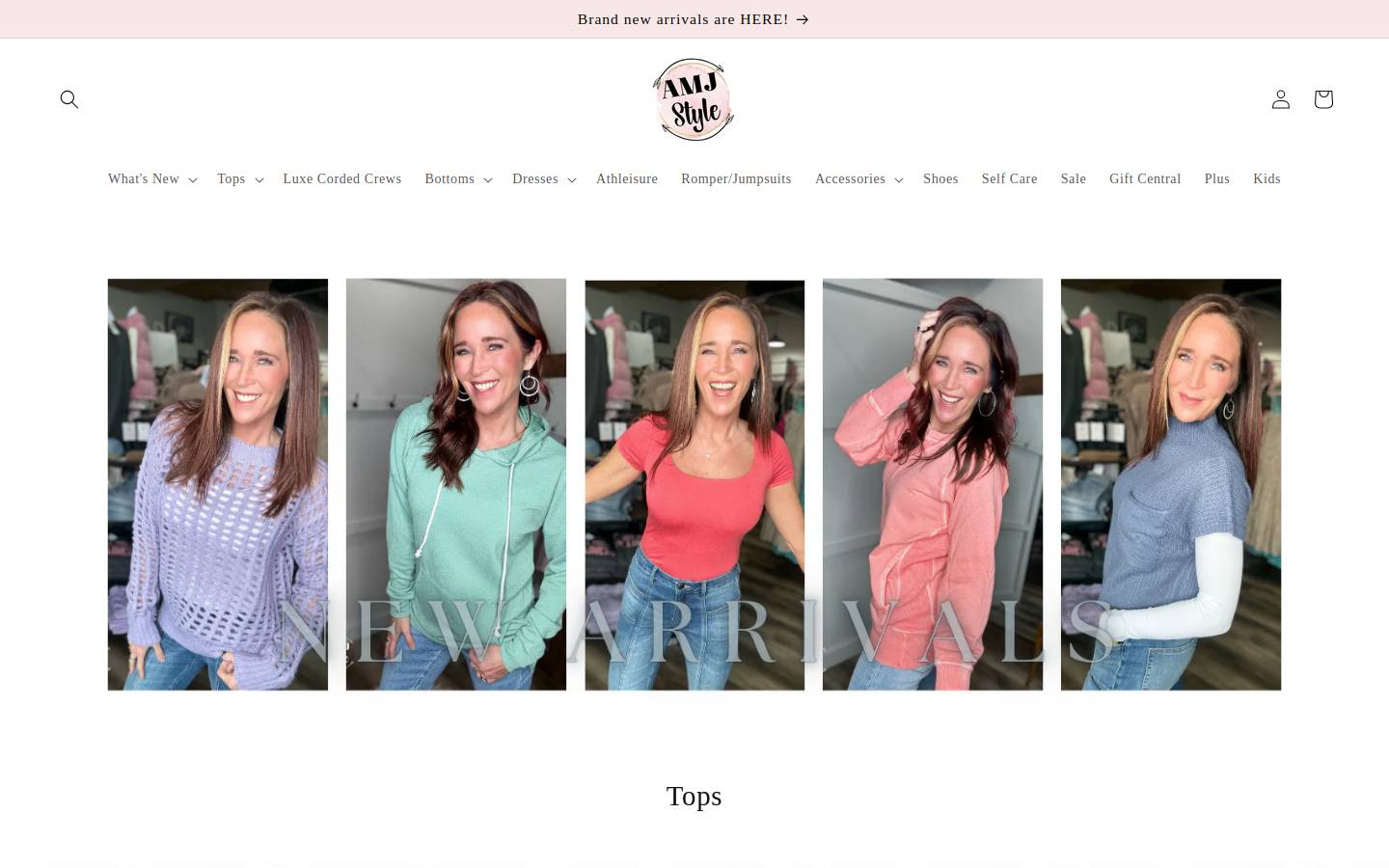 amjstyle.com homepage screenshot