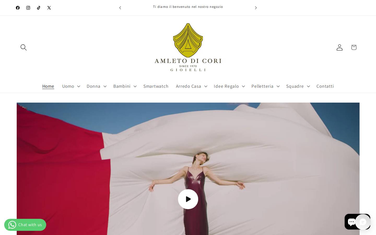 amletodicori.com homepage screenshot