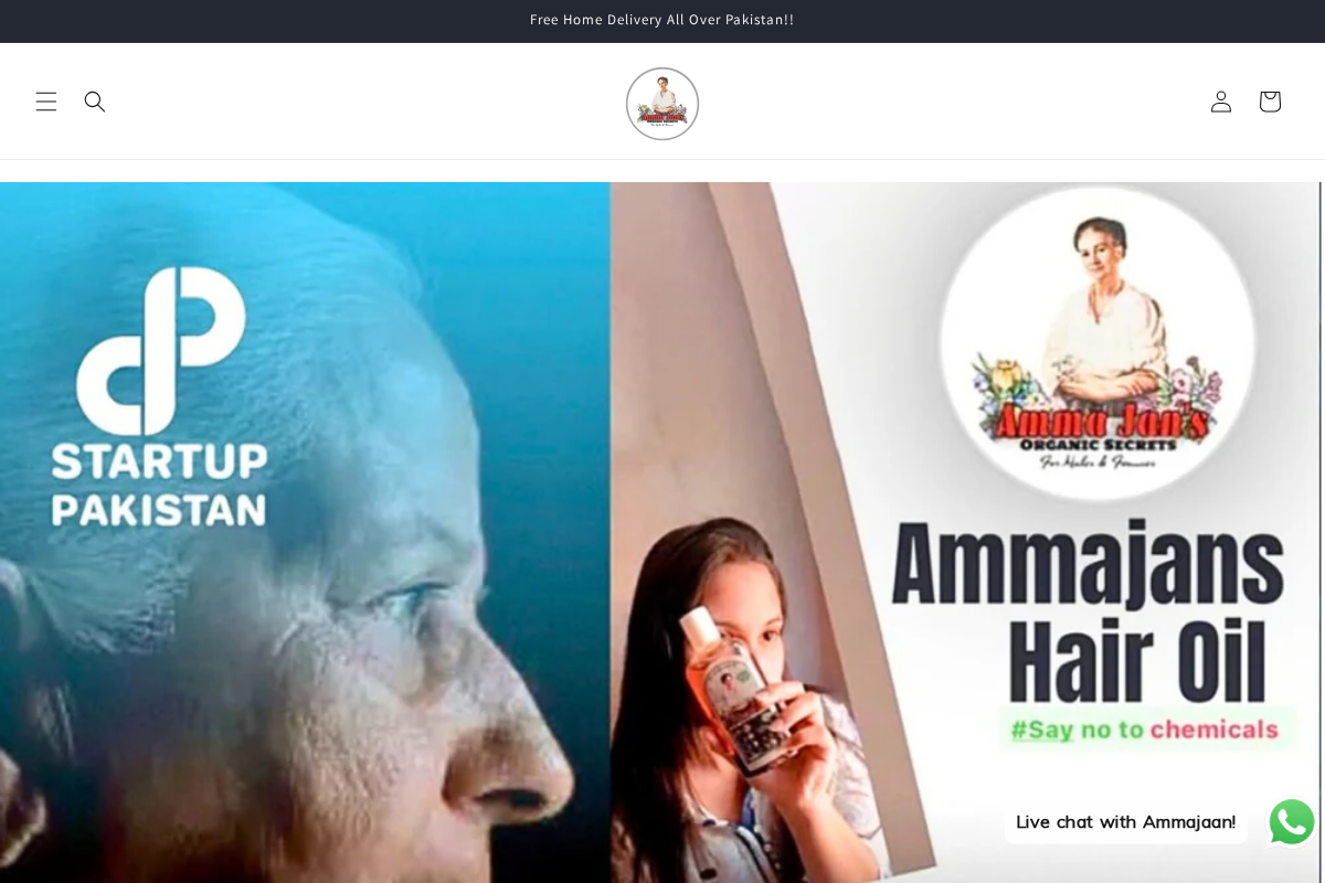 ammajans.com homepage screenshot