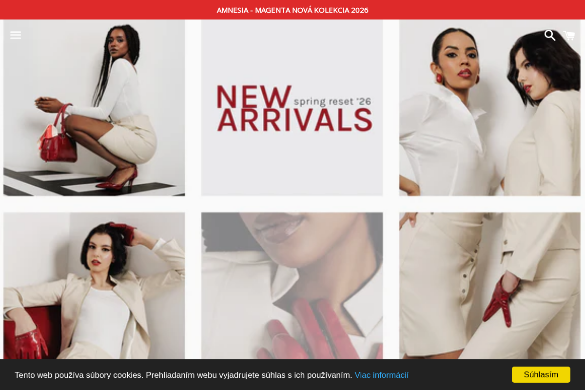 Amnesia Slovakia homepage screenshot